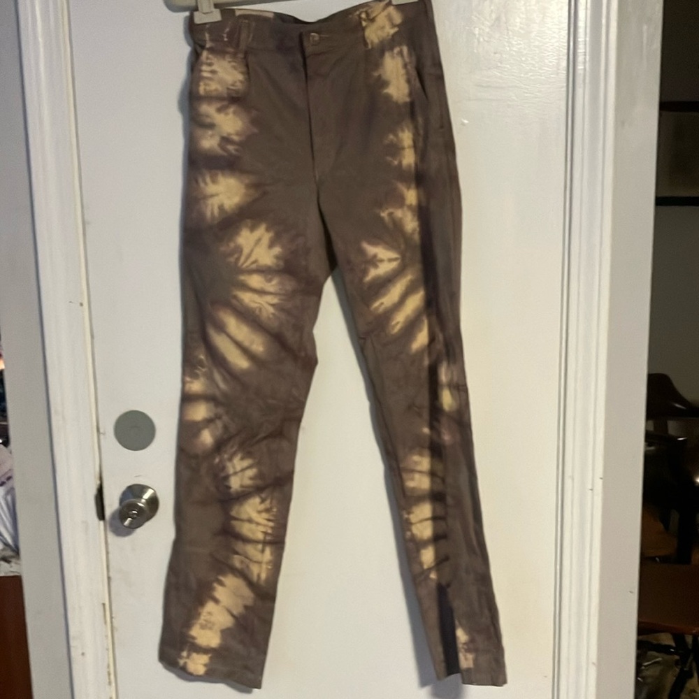 EUC Tie-Dye Brown and Tan Pants